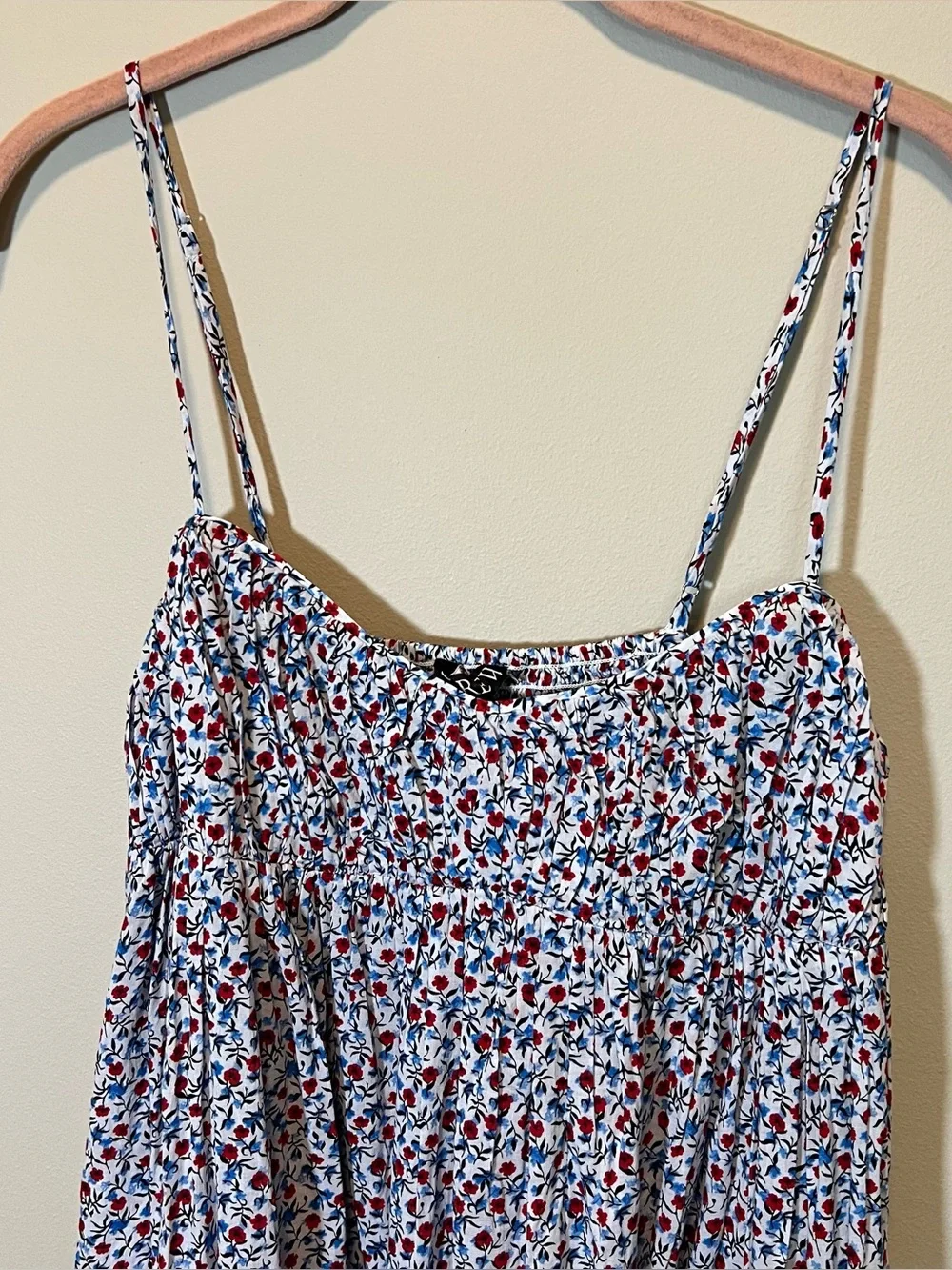J. Crew Cotton Voile Empire Waist Maxi Dress Poppy Floral Print Sundress M NWT - Picture 3 of 13